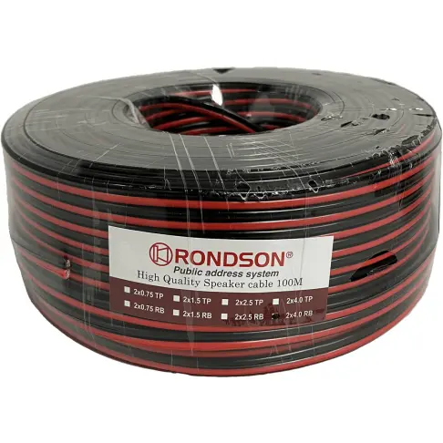 Câble haut-parleur RONDSON CAHP-2/5-100M-RN - 1