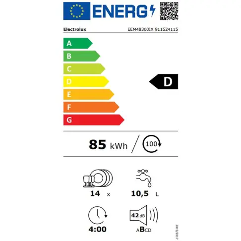 Lave-vaisselle intégré 60 cm ELECTROLUX EEM48300IX - 8