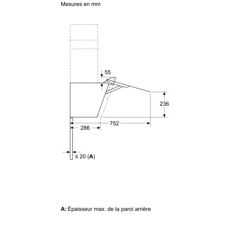 Hotte décorative BOSCH DWK87FN60 - 11