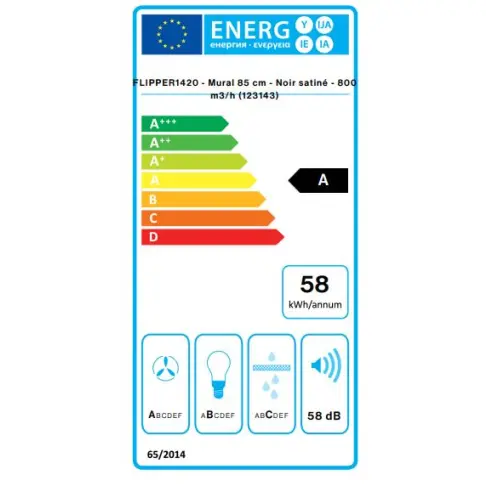 Hotte décorative FALMEC FLIPPER 1420 - 2