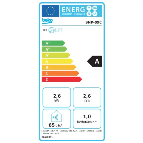 Climatisation monobloc BEKO BNP 09 C - 3