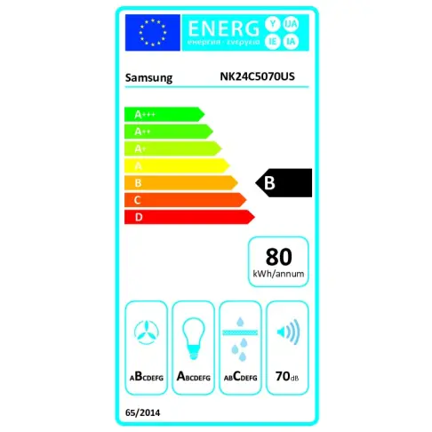 Hotte décorative SAMSUNG NK24C5070US - 5