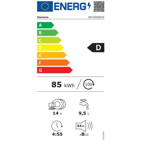 Lave-vaisselle tout intégré 60 cm SIEMENS SN73HX60CE - 3