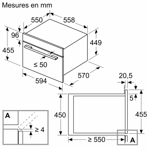 Micro-ondes encastrable multifonction SIEMENS CM585AGS1 - 10