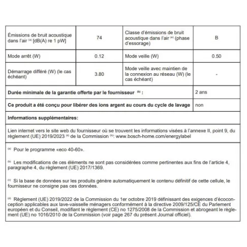 Lave-linge frontal BOSCH WAJ24027FF - 4