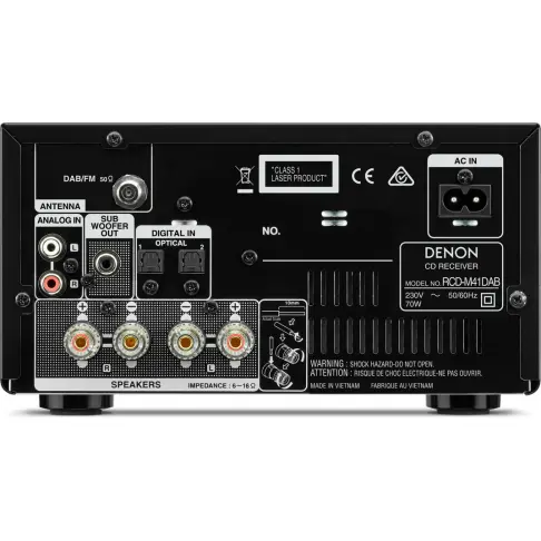 Chaine micro DENON DM 41 DABSPBKEK - 2
