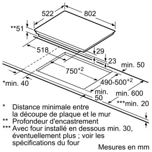 Plaque à induction BOSCH PVS 831 FC 5 E - 5