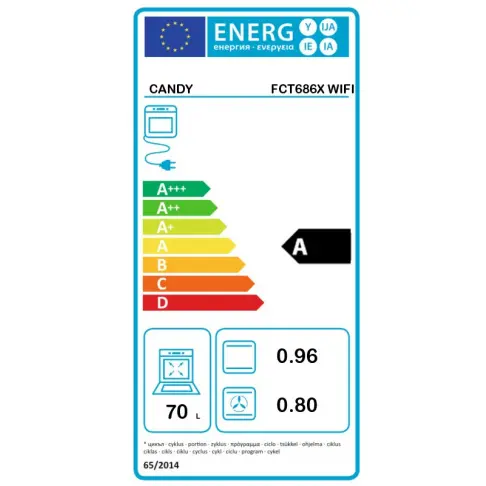 Four pyrolyse CANDY FCT686XWIFI - 6