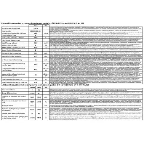 Hotte îlot ELICA JUNOBLF50 - 5