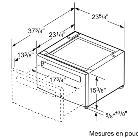 Accessoire lave-linge BOSCH WMZPW20W - 4