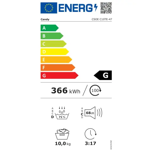 Sèche-linge frontal CANDY CSOEC10TE47 - 6