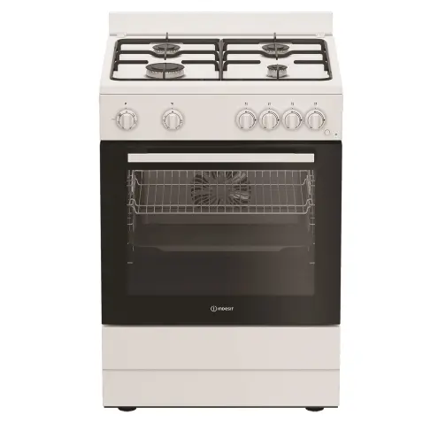 Cuisinière dessus gaz INDESIT I6G5KCW - 1
