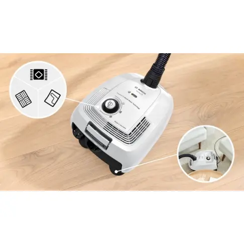 Aspirateur traineau avec sac BOSCH BGL38WH2 - 5