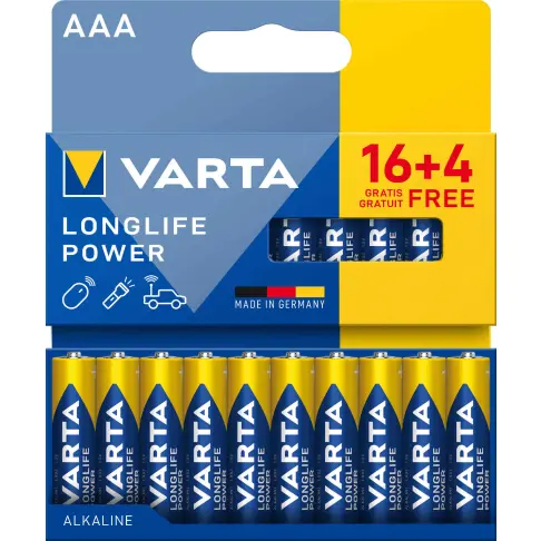 Pile alcaline VARTA 4903121795/10 - 1