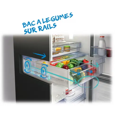 Réfrigérateur - congélateur en bas BEKO RCNE560K40DSN - 2