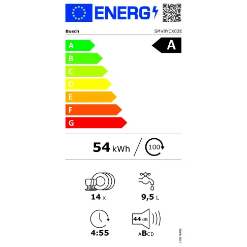 Lave-vaisselle tout intégré 60 cm BOSCH SMV8YCX02E - 10