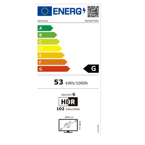 Tv qled 43'' SAMSUNG TQ43Q7FA - 14