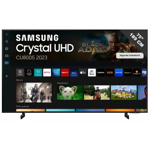 Télé led 75 pouces SAMSUNG TU75CU8005 - 1