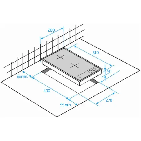 Domino induction BEKO HDMI 32400 DT - 2