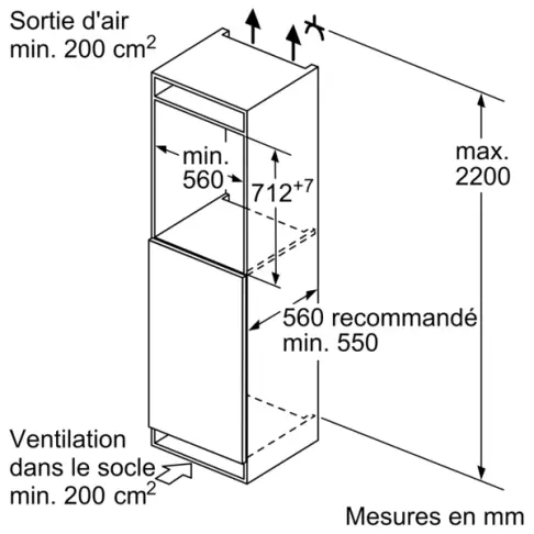 Congélateur intégrable BOSCH GIV11AFE0 - 6