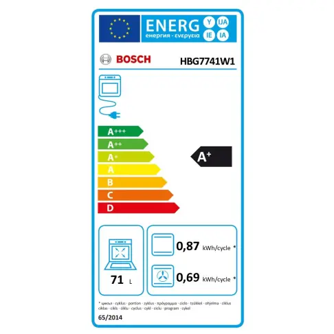 Four pyrolyse BOSCH HBG7741W1 - 14
