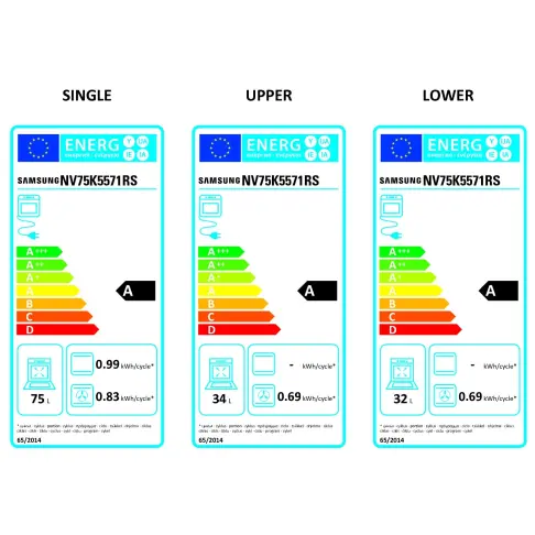 Four pyrolyse SAMSUNG NV 75 K 5571 RS - 12