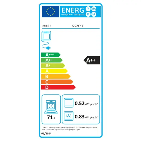 Four pyrolyse INDESIT IO275PB - 10