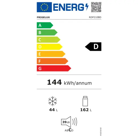 Réfrigérateur 2 portes FRIGELUX RDP210BD - 3