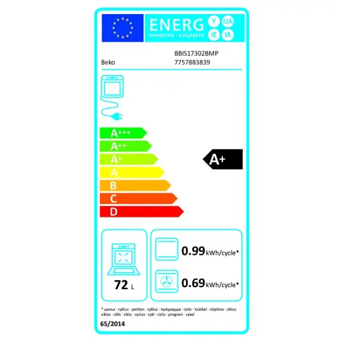 Four pyrolyse BEKO BBIS17302BMP - 2