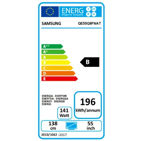 Tele led 55 a 64 pouces SAMSUNG QE 55 Q 8 F 2018 - 11