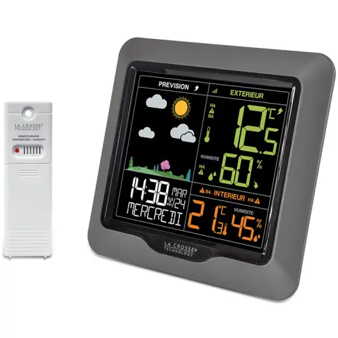 Centrale météo LA CROSSE TECHNOLOGY WS6822-SILVER - 1