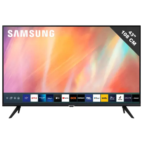Télé led 43 pouces SAMSUNG UE43AU7025 - 1