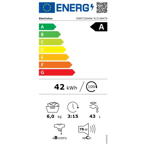 Lave-linge top ELECTROLUX EW6T3264AK - 3