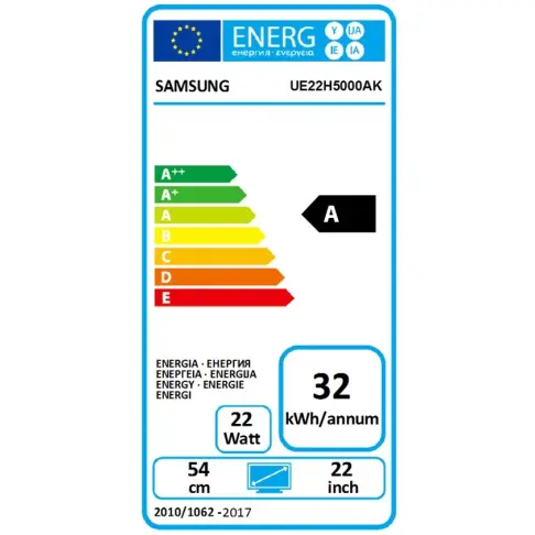 Tele led de 15 pouces SAMSUNG UE 22 H 5000 - 5