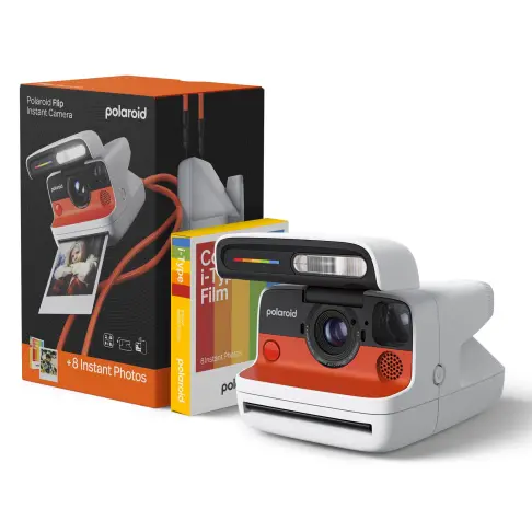 Appareil photo instantané POLAROID FLIP BLANC + BUNDLE 8 -006571 - 1