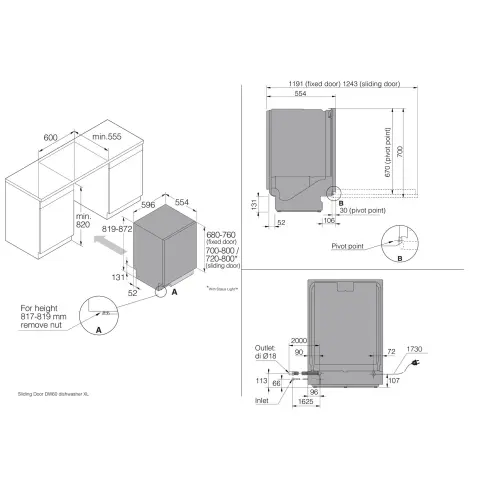 Lave-vaisselle tout intégré 60 cm ASKO DSD746U - 5