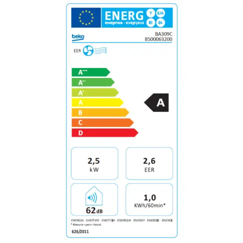 Climatiseur mobile BEKO BA309C - 3