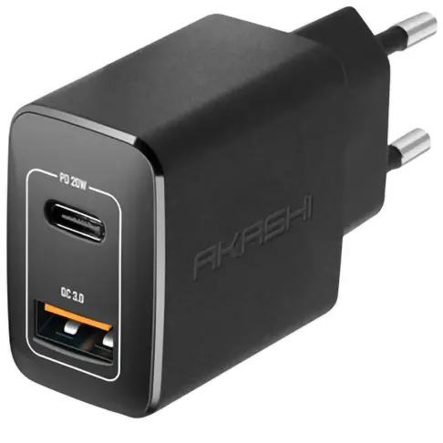 Chargeur secteur AKASHI ALTACQC20BLK - 1