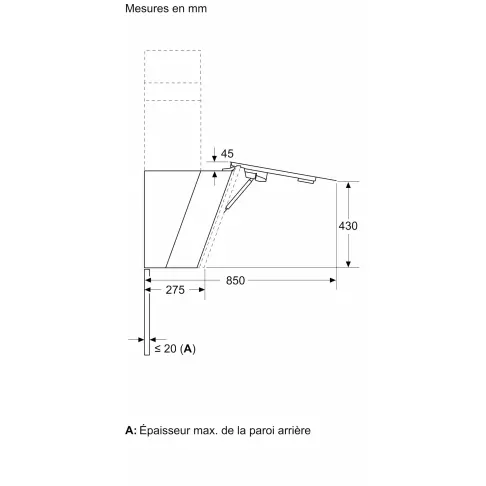 Hotte décorative BOSCH DWK91LT60 - 6