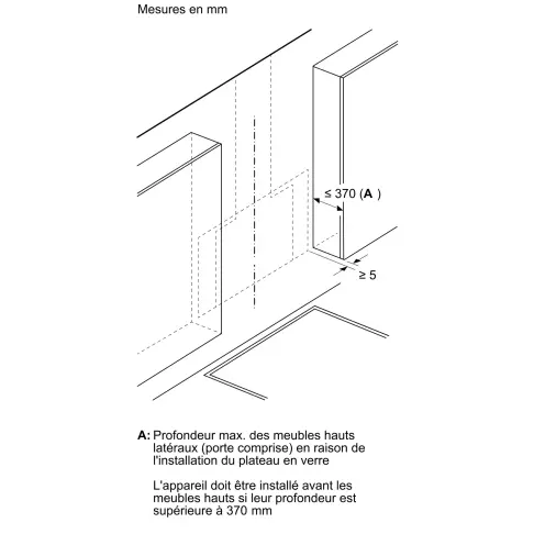 Hotte décorative BOSCH DWK91LT60 - 12