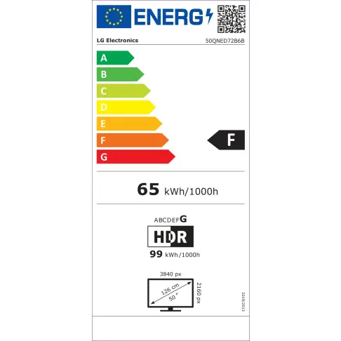 Tv led 50'' LG 50QNED72B6B - 10