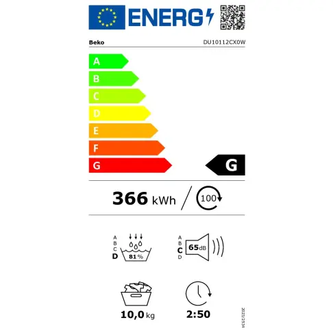 Sèche-linge frontal BEKO DU10112CX0W - 8