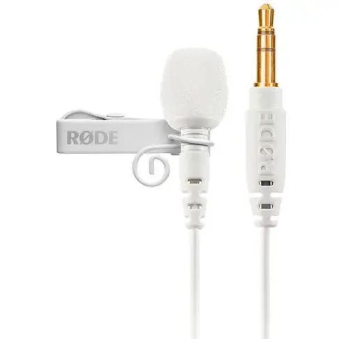 Micro pour appareil photo numerique RODE LAVALIERGOMICROPHONEWHITE - 1
