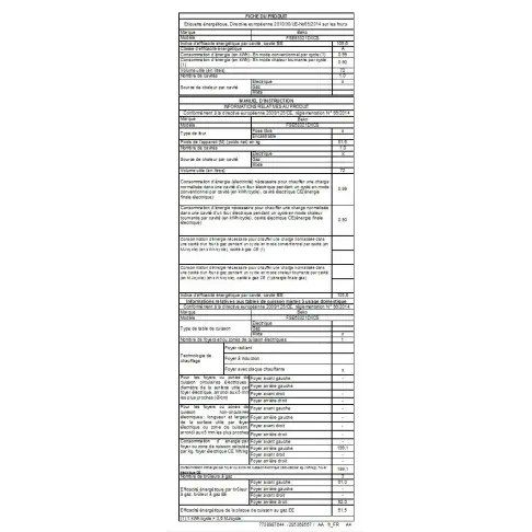 Cuisinière dessus mixte BEKO FSE63321DXCS - 8