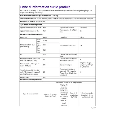 Réfrigérateur américain SAMSUNG RS 50 N 3803 BC - 7