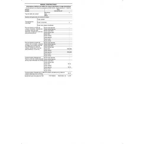 Table aspirante BEKO HIXI64700UF - 5