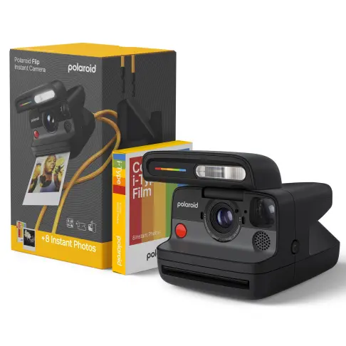 Appareil photo instantané POLAROID FLIP NOIR + BUNDLE 8 -006574 - 1