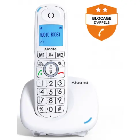 Téléphone sans fil ALCATEL XL 585 BLANC - 1