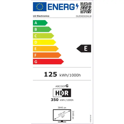 Tv oled 83'' LG OLED83G54LW - 8