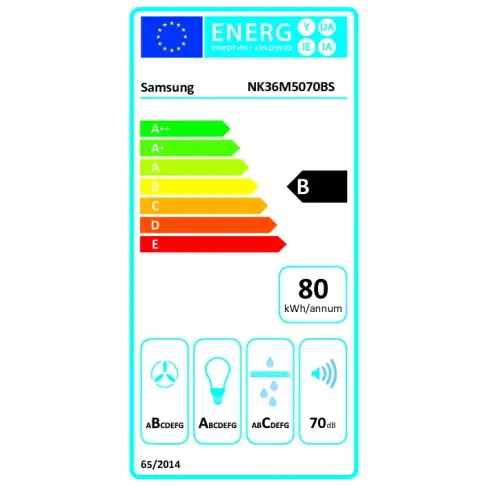 Hotte décorative SAMSUNG NK 36 M 5070 BS - 8